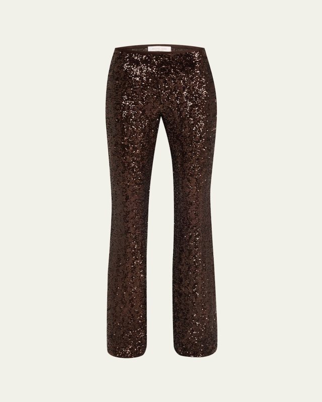 Sequined Flare Pants